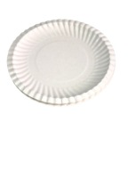 Papierové taniere 15 cm biele, bal. 100 kusov
