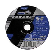Norton rezací kotúč 66252828241 76x1,0x10mm BLUE FIRE