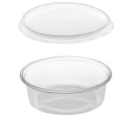 Nádoby, nádoby na dip omáčku, jedlo + vrchnáky, 50ml, opakovane použiteľné