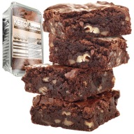 KETO BROWNIE BEZ CUKRU sušienky sladkosti Cambio