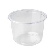 Okrúhla nádoba 500ml PP, 50ks na šalát