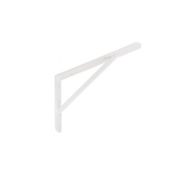 Technická oceľová podpera 300x200x20x3mm biela