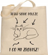 HRUBÉ EKO TAŠKY PRIPRAVENÉ VZORKY S MAČKAMI - KN03