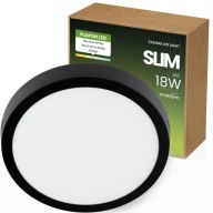 LED panel 18W PRIVRCHOVÁ OKRUHÁ LAMPA VÝKONNÉ STROPNÉ SVIETKO NA NÁSTENNÉ ZARIADENIE