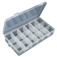Priehľadný organizér box s 18 priehradkami OR17