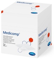 MEDICOMP netkané sterilné absorpčné obklady 5 x 5 cm / 25 x 2 ks
