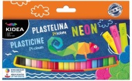 NEON Školská plastelína 24 farieb pre deti Soft 3+ Kidea PMIX24KA