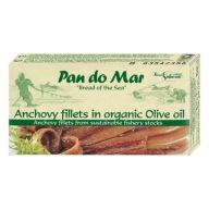 Ančovičky (ančovičky) v bio olivovom oleji 50g