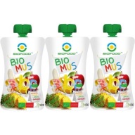 Bio Food Ananásovo-banánovo-jablková pena 3x90g bio