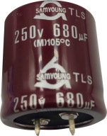 Elektrolytický kondenzátor 250V 680uF Samyoung