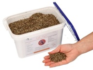 Konopné plevy 1,5 kg v škatuli Doplnok do krmiva pre zvieratá
