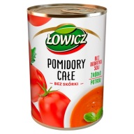 Łowicz paradajky celé bez šupky, konzerva, 400g