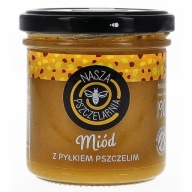 Prírodný med s včelím peľom Nasza Pszczelarnia 190g