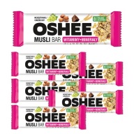 OSHEE Müsli Cereálna tyčinka, hrozienka, orechy, 6 ks