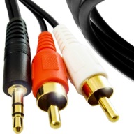 DLHÝ AUDIO AUX KÁBEL MINI JACK 3,5 mm RCA CINCH STEREO 2,8 M 280 CM