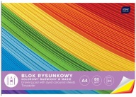 Farebný blok na kreslenie A4, 20 listov, interprint