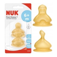 NUK FC+ LATEXOVÝ DUSÍK NA FĽAŠU 6M+ L - 2 KS.