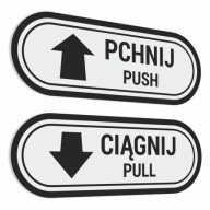 Push Pull - Push Pull - samolepky 4x11