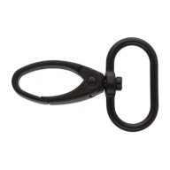KARABÍNA KRAB 25 mm ČIERNA