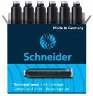 SCHNEIDER NÁPLŇKY PER 6 ks. 6601 ČIERNA