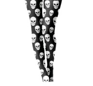 DÁMSKE PANČUCHOVÉ PANČUCHY, ČIERNY HALLOWEEN