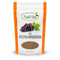 Hroznové semená mleté ​​OPC Antioxidant Cholesterol Natural 150g NatVita