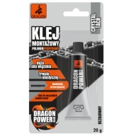 Montážne lepidlo DRAGON Dragon Power, hybridný polymér, CLEAR 20g blister