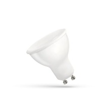 LED žiarovka s opálovým sklom GU10 4W studená biela