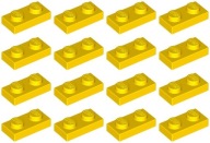 LEGO PLATE 3023 1x2 žltá NOVINKA (6g) 16 ks.