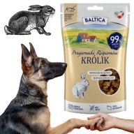 VÝCVIKOVÉ maškrty pre psov, polomäkký KRÁLIK