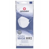 FFP2 FISH MASK ochranná maska ​​biela 1 ks.