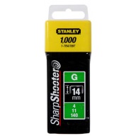 STANLEY STAPLE G 14MM/9/16'' 1000PCS 1-TRA709T