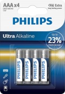Philips AAA batéria – 4 ks Extremelife Ultra Alkaline AAA/4 LR03E4B/10
