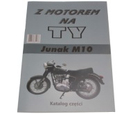 JUNAK M10 KATALÓGOVÁ KNIHA DIELOV S MOTOROM NA ZADNEJ STRANE