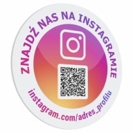 Instagram QR nálepka 10x10