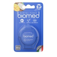 BIOMED Zubná niť s príchuťou KOKOS a MANGO 50m