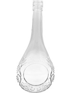 KARAFA 0,5L KAPLYA S KORKOM NA VODU ŠŤÁVA VÍNA FĽAŠA NA WHISKY LIKÉRU 500ml