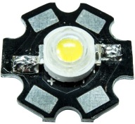 3W BIELA ​​LED 6 FARIEB S DPS 45mil