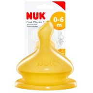 NUK FC+ LATEXOVÝ ČISTIČ NA MLIEČKO 0m+