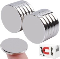 Cylindrický okrúhly neodýmový magnet na dosky, veľký, silný, 15x2 mm, sada