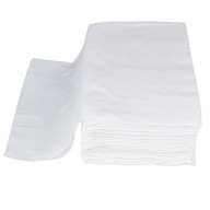 Kadernícke uteráky Mäkký strih, skladacie, 40cmx70cm, biele, 50 kusov