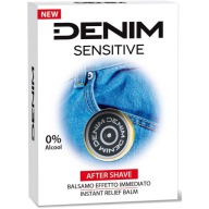 Denim Sensitiv Balzam po holení po holení bez alkoholu 100ml