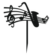 Noty Saxofón Topper pre hudobníka 14cm PLEXI