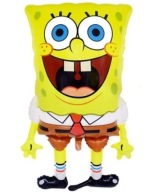 Narodeninový fóliový balón Sponge Bob 75x70cm