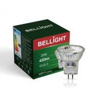Žiarovka Halogénový halogénový reflektor MR11 GU5.3 230V 420lm 35W 35mm
