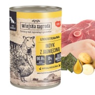 COUNTRY FARM Mokré krmivo pre psov Morčacie jahňacie 400g