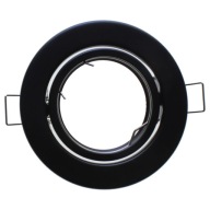 POHYBLIVÁ ČIERNA HALOGÉNOVÁ LAMPA + ZÁSUVKA GU10