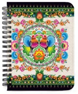 ZÁPISNÍK NOTEBOOK ĽUDOVÉ ŁOWICKI VYSTRIHOVACIE KOHÚTY