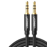 UZELENÝ ODOLNÝ AUDIOVÝ KÁBEL MINIJACK KÁBEL MINIJACK 3,5MM AUX BRAID 2M