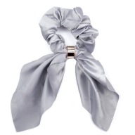 Gumička do vlasov SCRUNCHIES BOWN, šedá